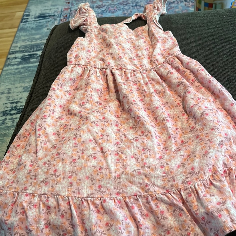 Pink flower dress